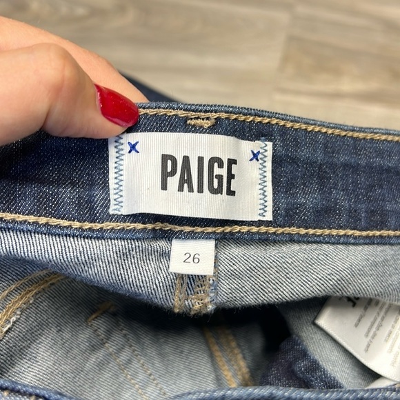 Paige Verdugo ultra skinny blue denim jeans size 26 - Picture 2 of 11